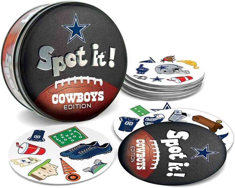 Master Pieces Officially Licensed NFL Dallas Cowboys Spot It Game for Kids and Adults - Image 3